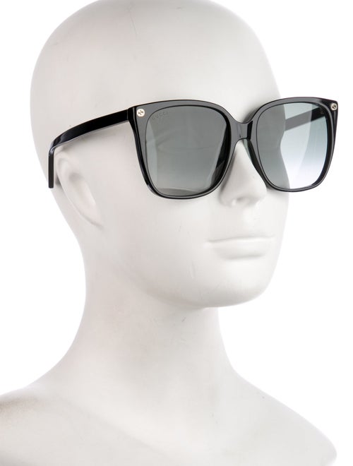 Gucci Interlocking G Logo Oversize Sunglasses