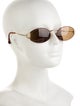 Gucci Interlocking G Logo Round Sunglasses