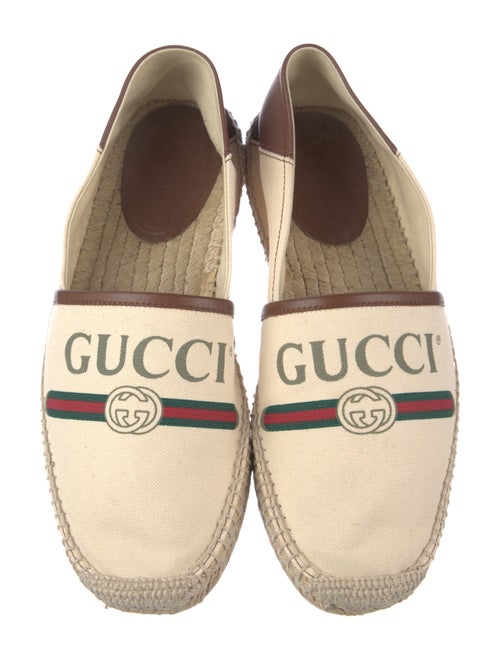 Gucci Web Accent Canvas Espadrilles