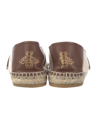 Gucci Web Accent Canvas Espadrilles