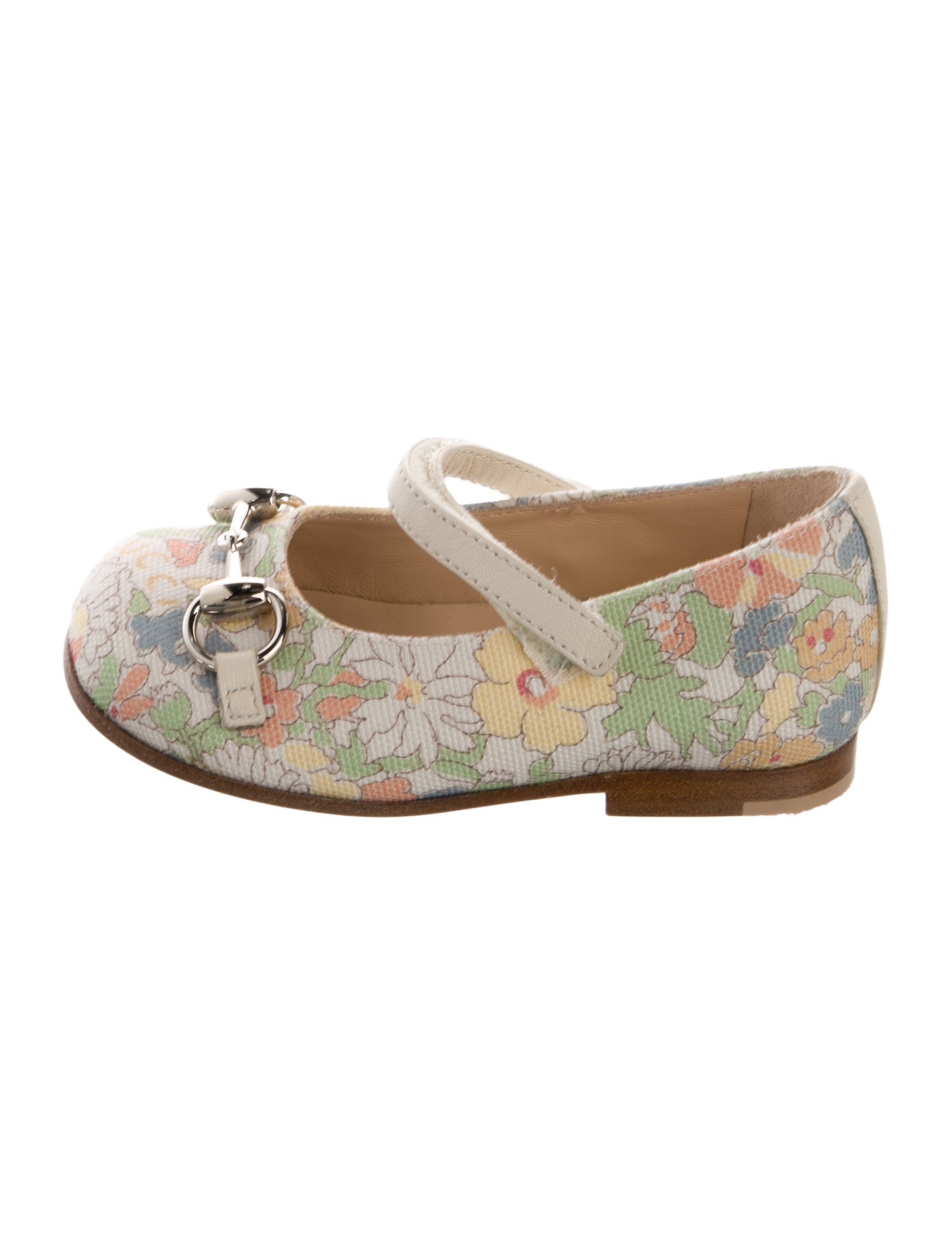 Gucci Girls' Printed Ballet Flats