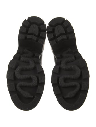 Gucci GG Canvas Combat Boots