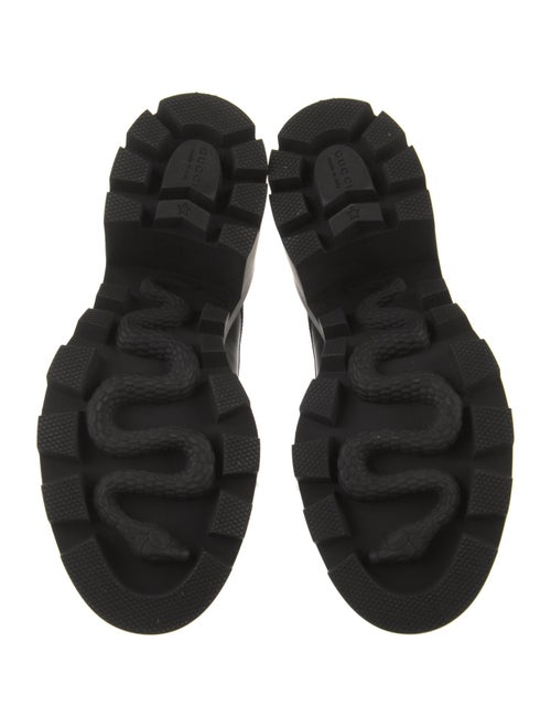 Gucci GG Canvas Combat Boots