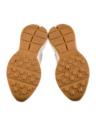 Gucci Leather Printed Chunky Sneakers