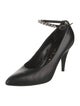 Gucci Leather Crystal Embellishments Pumps