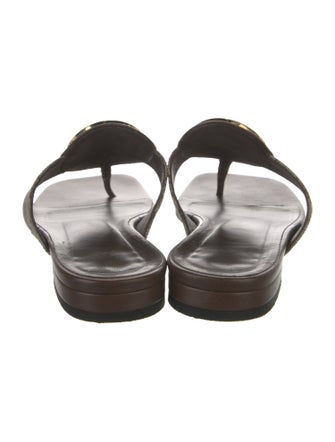 Gucci GG Supreme Leather Slides