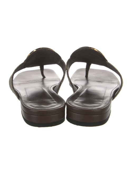 Gucci GG Supreme Leather Slides