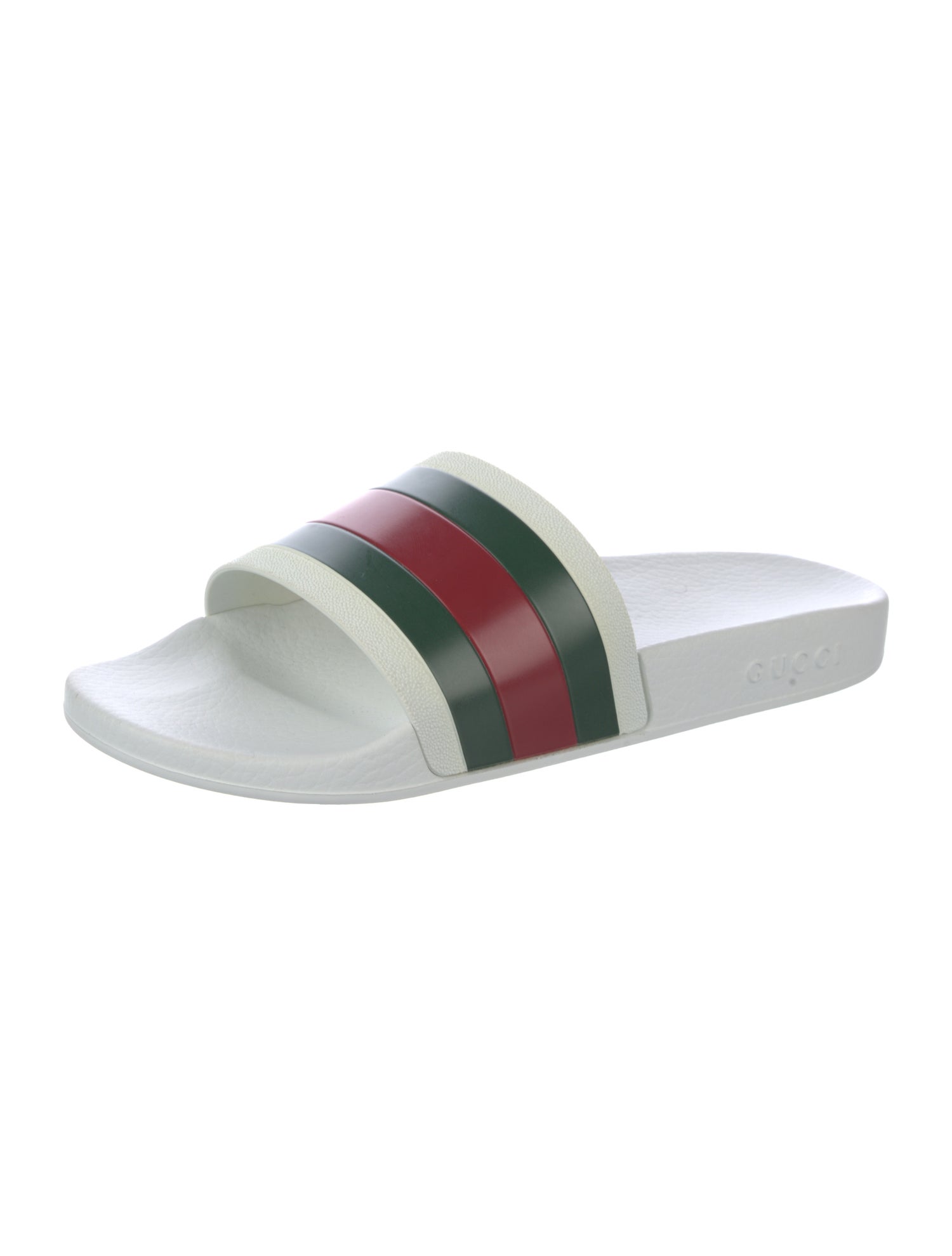Gucci Web Accent Rubber Slides