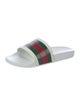 Gucci Web Accent Rubber Slides
