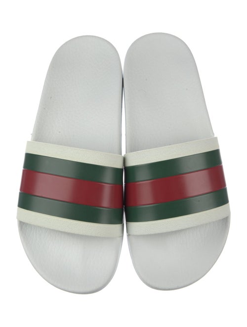 Gucci Web Accent Rubber Slides