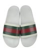 Gucci Web Accent Rubber Slides