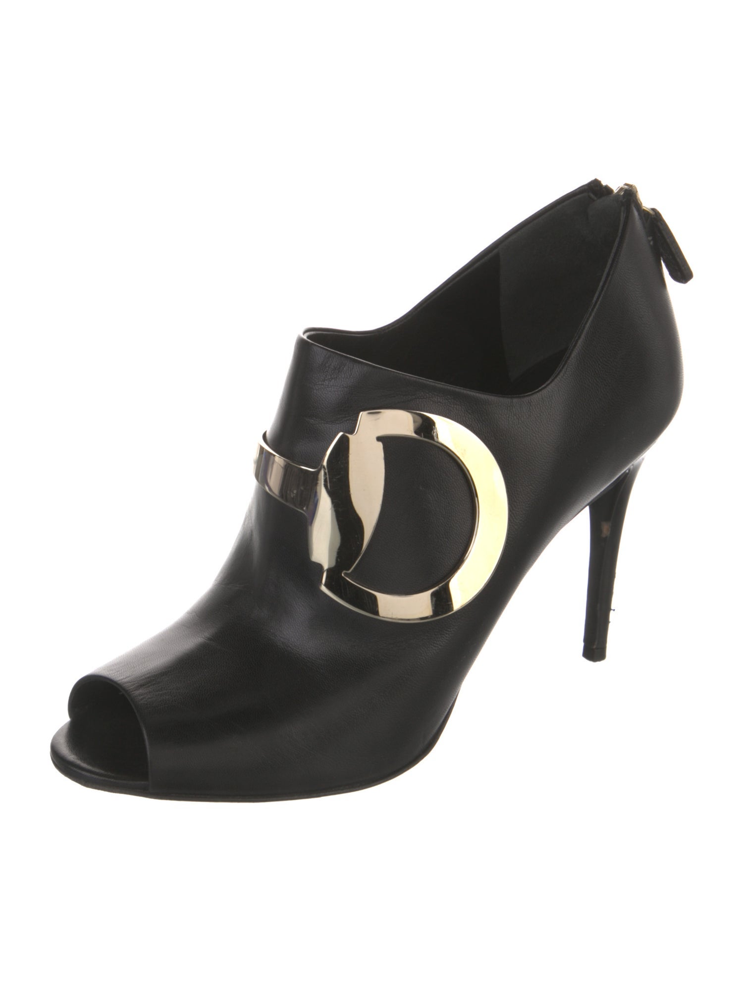 Gucci Hasler Horsebit Accent Leather Pumps