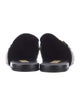 Gucci Web Accent Leather Slippers