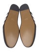 Gucci Web Accent Leather Slippers