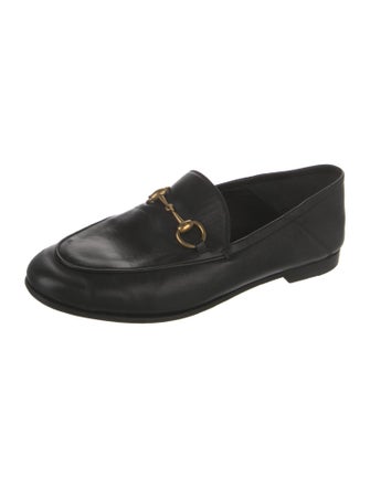 Gucci Horsebit Accent Leather Loafers