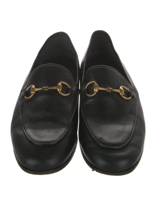 Gucci Horsebit Accent Leather Loafers