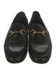 Gucci Horsebit Accent Leather Loafers