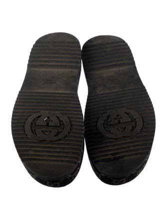 Gucci GG Canvas Denim Slides