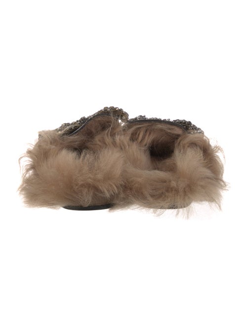 Gucci Leather Bow Accents Mules