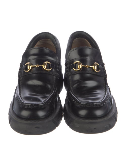 Gucci Horsebit Accent Leather Loafers