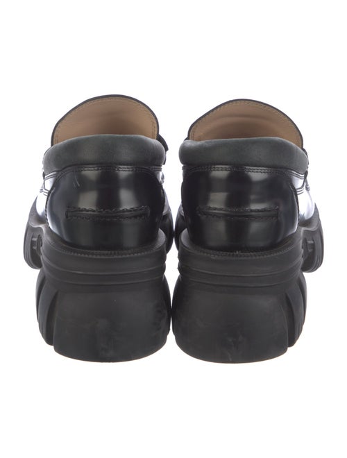 Gucci Horsebit Accent Leather Loafers