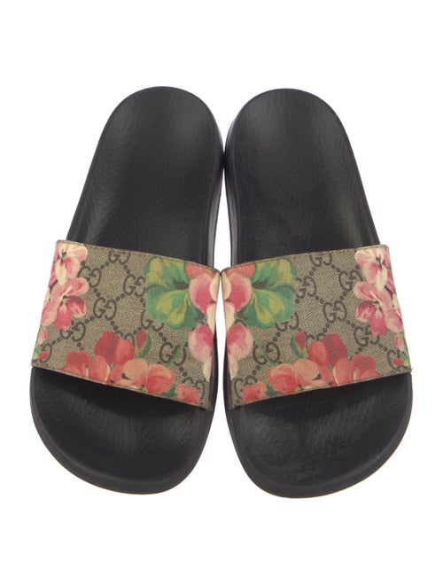 Gucci Blooms Print Slides