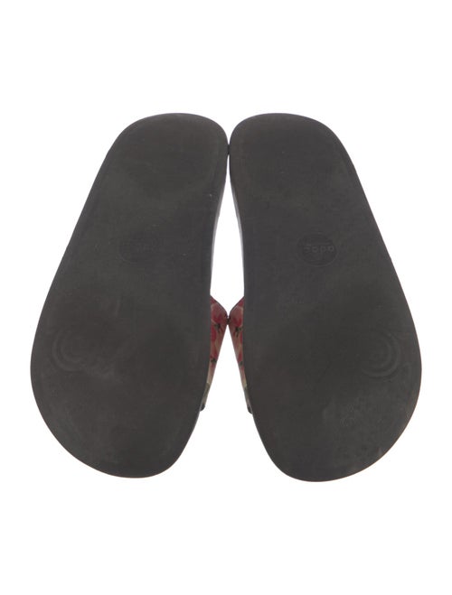 Gucci Blooms Print Slides