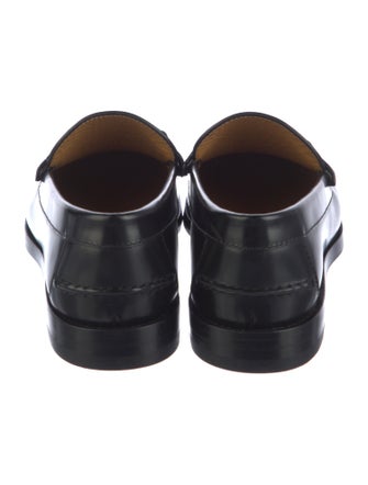 Gucci Horsebit Accent Leather Dress Loafers