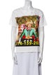 Gucci Graphic Print Scoop Neck T-Shirt