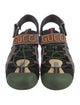 Gucci Leather Printed Sandals