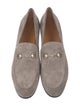 Gucci Horsebit Accent Suede Loafers