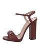 Gucci Horsebit Accent Leather Sandals