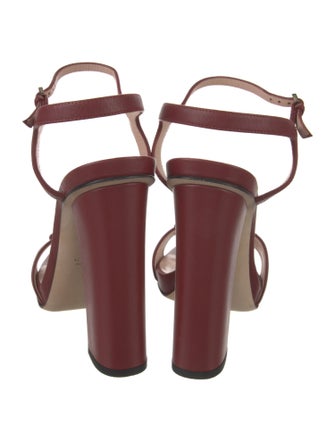 Gucci Horsebit Accent Leather Sandals