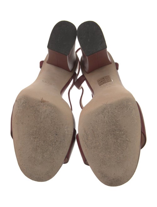 Gucci Horsebit Accent Leather Sandals