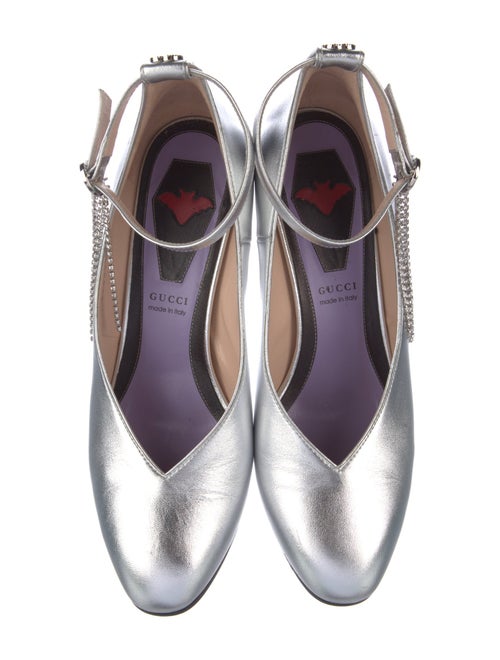 Gucci GG Crystal Leather Pumps
