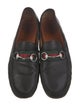 Gucci Web Accent Leather Drivers