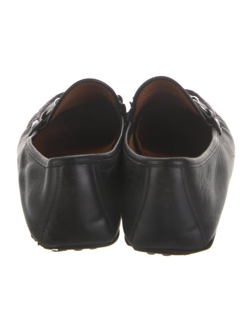 Gucci Web Accent Leather Drivers