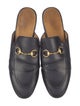 Gucci Horsebit Accent Leather Mules