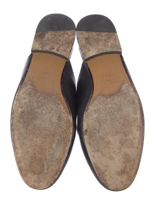 Gucci Horsebit Accent Leather Mules