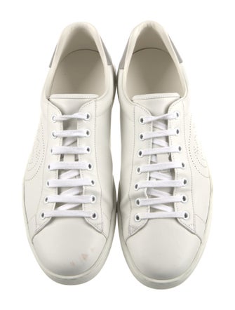 Gucci Interlocking G Logo Leather Sneakers