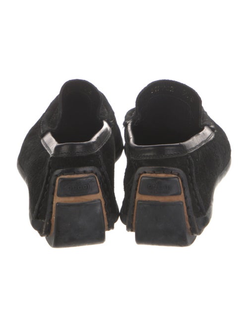 Gucci Horsebit Accent Suede Loafers