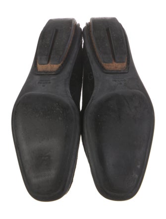 Gucci Horsebit Accent Suede Loafers