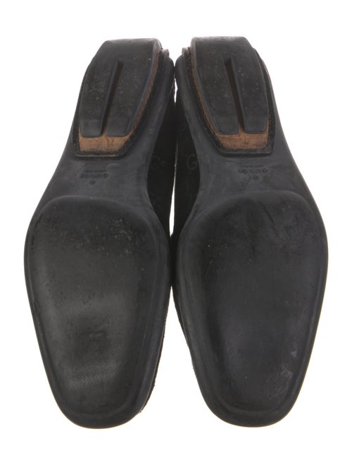 Gucci Horsebit Accent Suede Loafers
