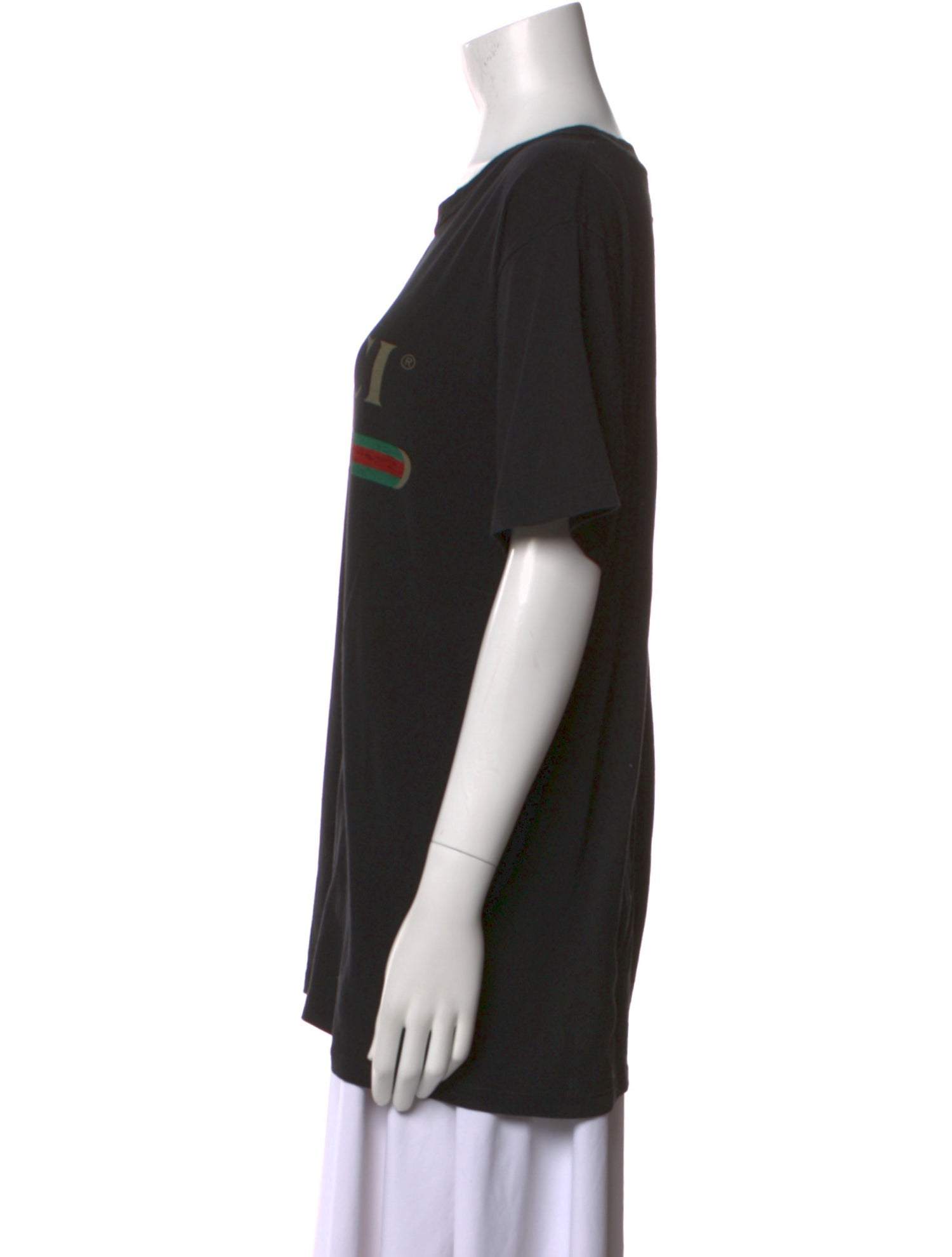 Gucci Graphic Print Crew Neck T-Shirt