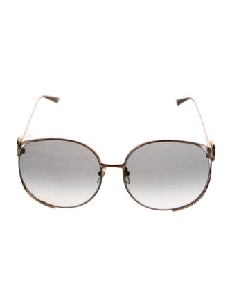 Gucci Web Accent Oversize Sunglasses