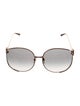 Gucci Web Accent Oversize Sunglasses