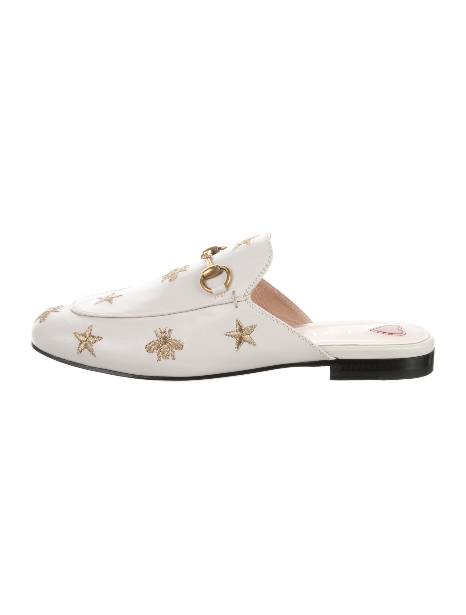 Gucci Horsebit Accent Leather Mules