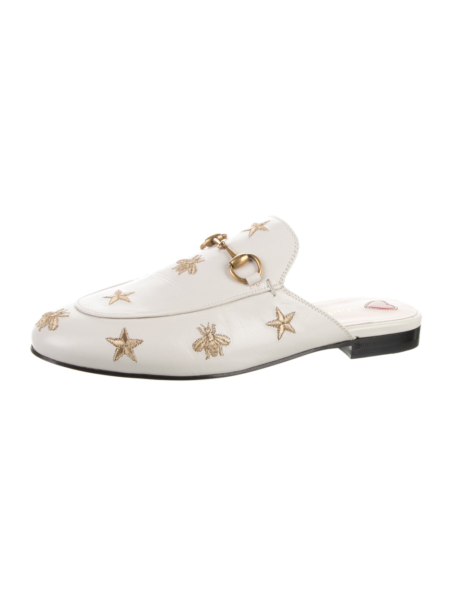 Gucci Horsebit Accent Leather Mules