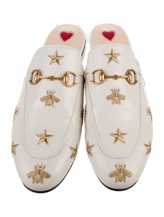 Gucci Horsebit Accent Leather Mules