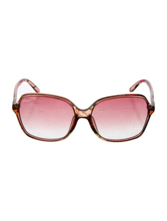 Gucci Interlocking G Logo Square Sunglasses